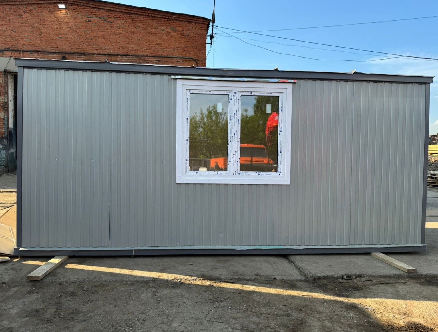 Бытовка без фундамента