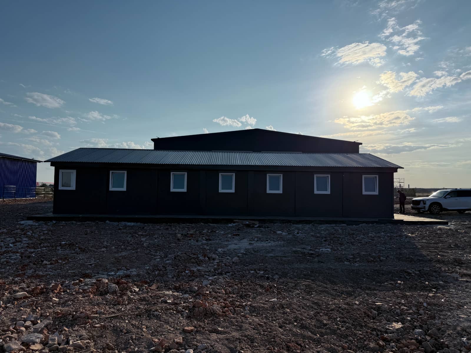 Быстровозводимое модульное здание