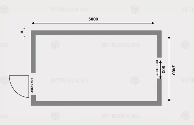 Бытовка модульная БК-00