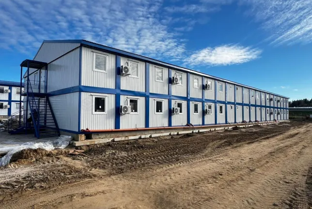 Модульное здание из 100 БК от Бытблок